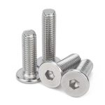 SS flad socket hovedbolt